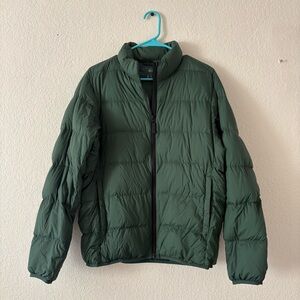 Uniqlo Forest Green Puffer Jacket